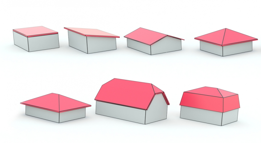 Jaké typy střech rodinných domů známe?