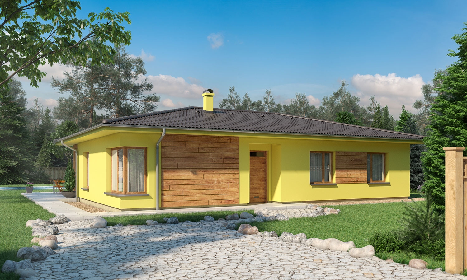 projekt domu BUNGALOW 188